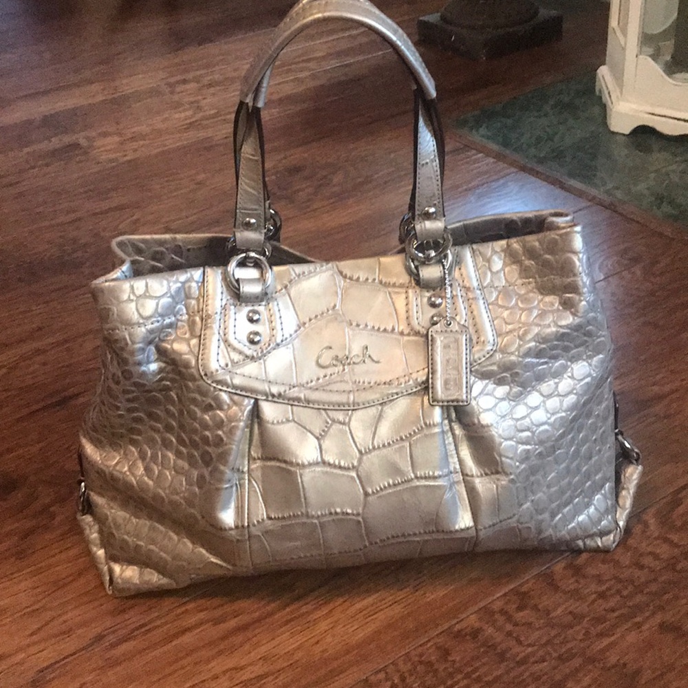 Leather Coach Bag